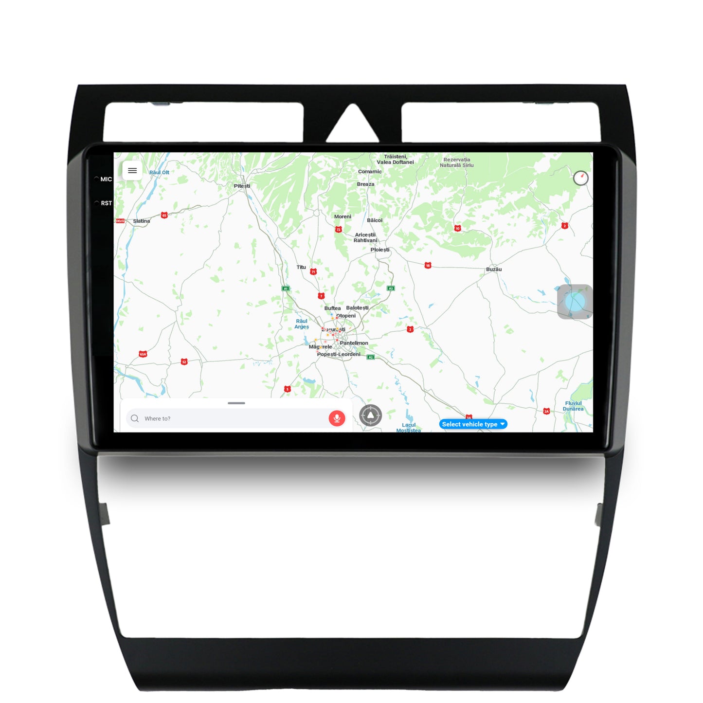 Navigatie Audi A6 (1999-2004), Android, V-Octacore / 4GB RAM + 64GB ROM, 9.5 Inch - AD-BGV9004+AD-BGRKIT429