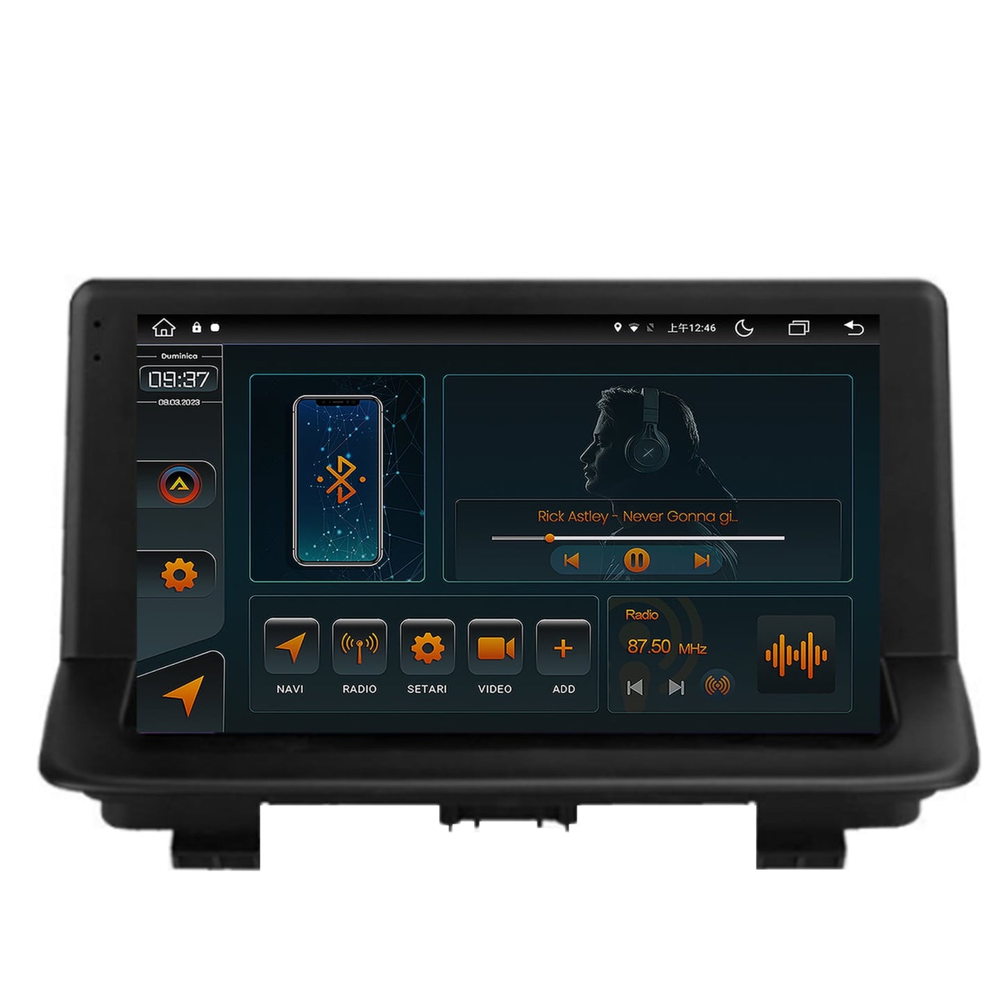 Navigatie Audi Q3 (2011-2018), Android, V-Octacore / 4GB RAM + 64GB ROM, 9.5 Inch - AD-BGV9004+AD-BGRKIT427