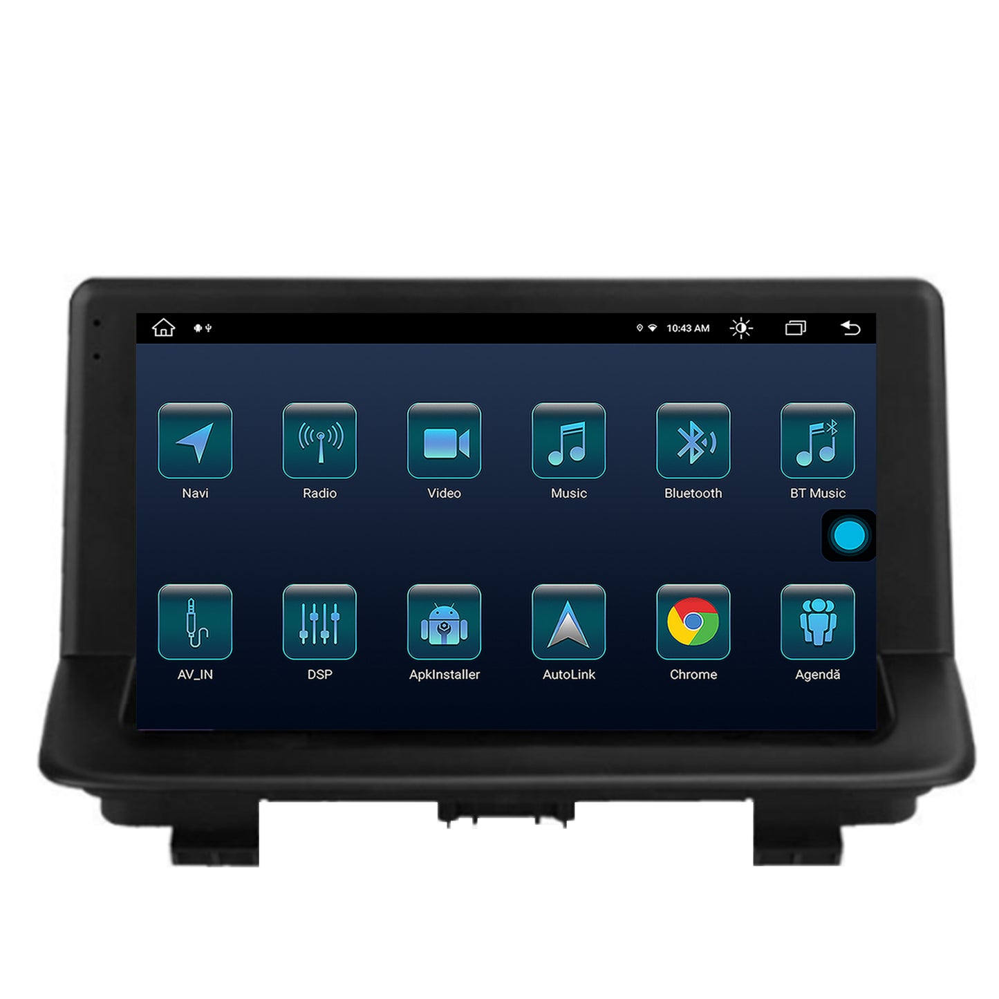 Navigatie Audi Q3 (2011-2018), Android, X-octacore / 8GB RAM + 256GB ROM, 9.5 Inch - AD-BGX9008+AD-BGRKIT427
