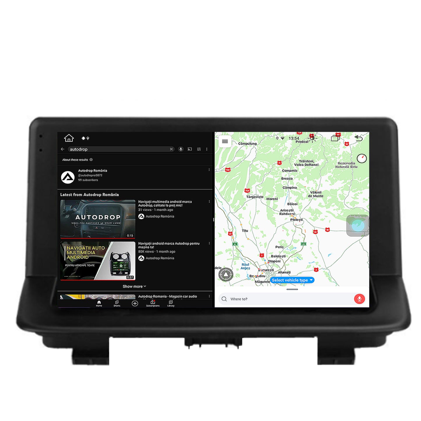 Navigatie Audi Q3 (2011-2018), Android, X-octacore / 8GB RAM + 256GB ROM, 9.5 Inch - AD-BGX9008+AD-BGRKIT427