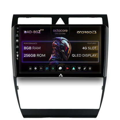 Navigatie Audi A6 (1999-2004), Android, Z-Octacore / 8GB RAM + 256GB ROM, 9 Inch - AD-BGZ9008+AD-BGRKIT429