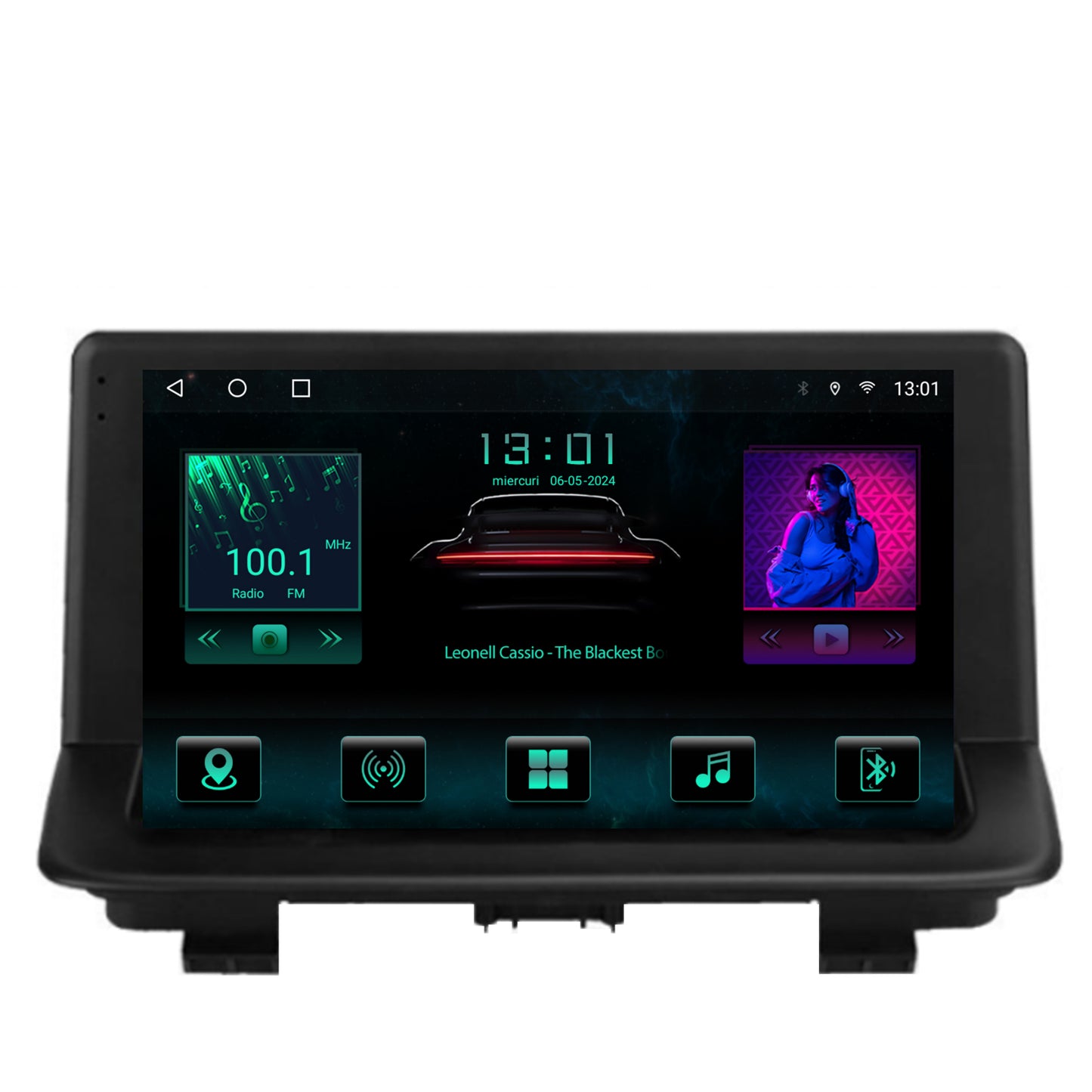 Navigatie Audi Q3 (2011-2018), Android, A-Octacore / 4GB RAM + 64GB ROM, 9 Inch - AD-BGA9004+AD-BGRKIT427