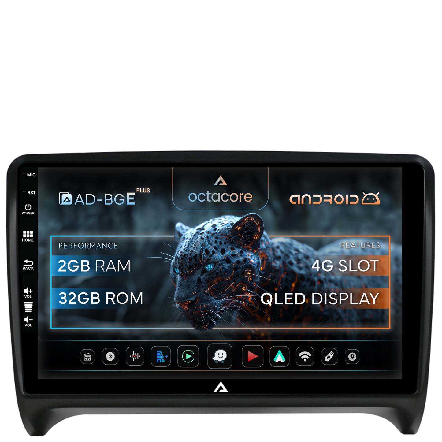 Navigatie Audi TT, Android, E-Octacore / 2GB RAM + 32GB ROM, 9 Inch - AD-BGE9002+AD-BGRKIT426