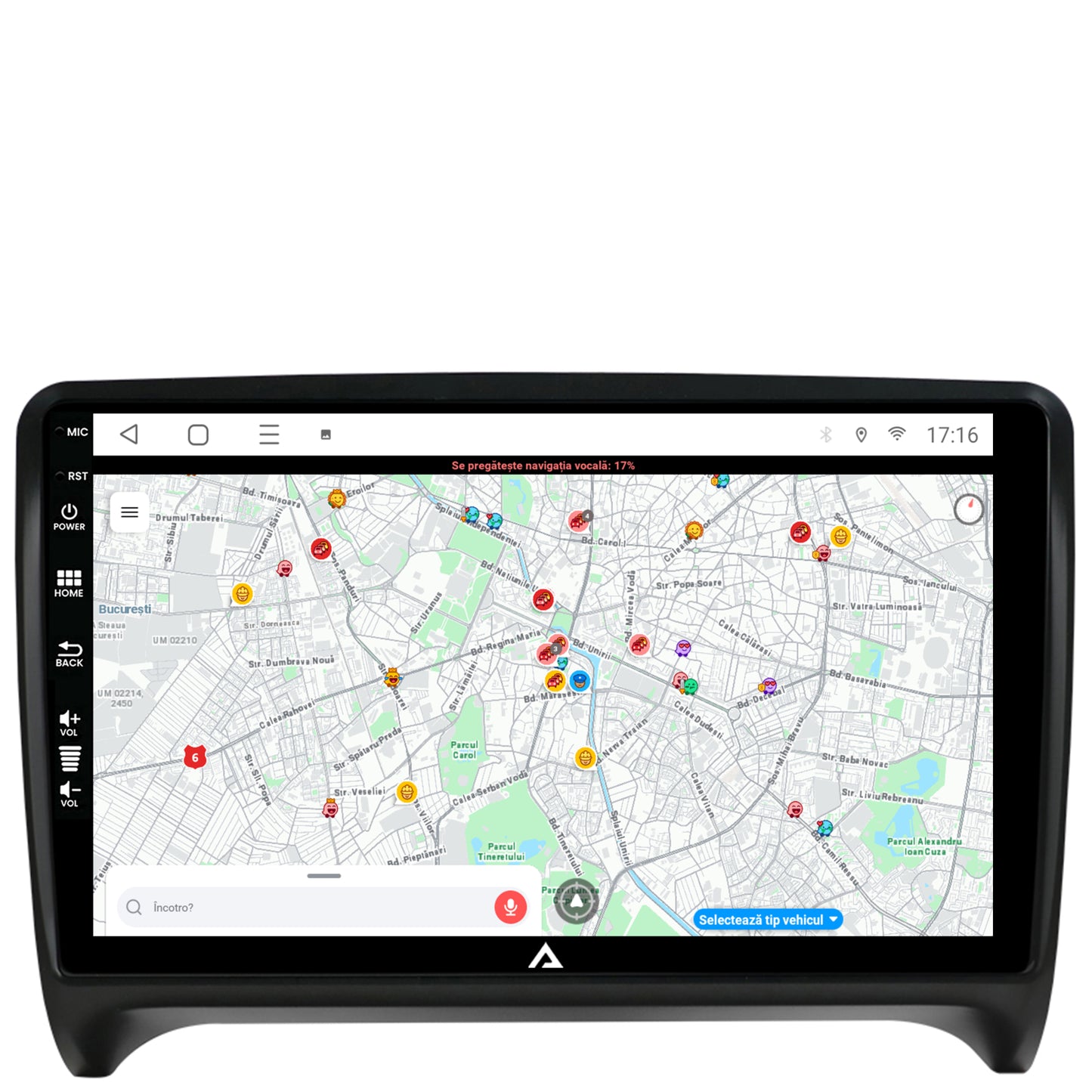 Navigatie Audi TT, Android, A-Octacore / 4GB RAM + 64GB ROM, 9 Inch - AD-BGA9004+AD-BGRKIT426