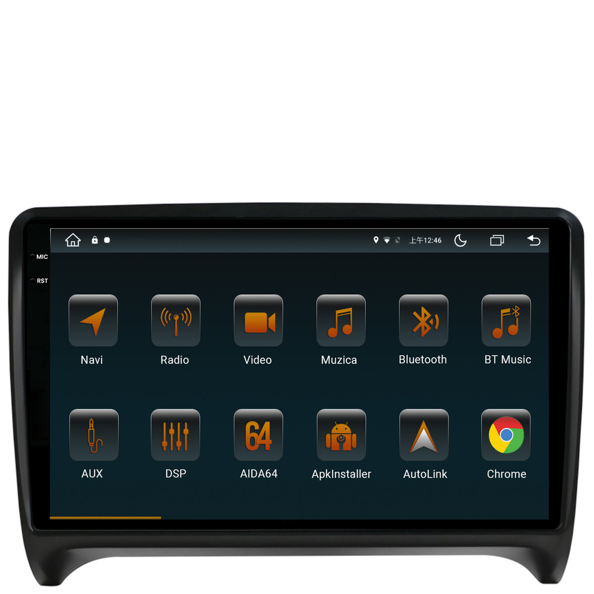 Navigatie Audi TT, Android, V-Octacore / 4GB RAM + 64GB ROM, 9.5 Inch - AD-BGV9004+AD-BGRKIT426