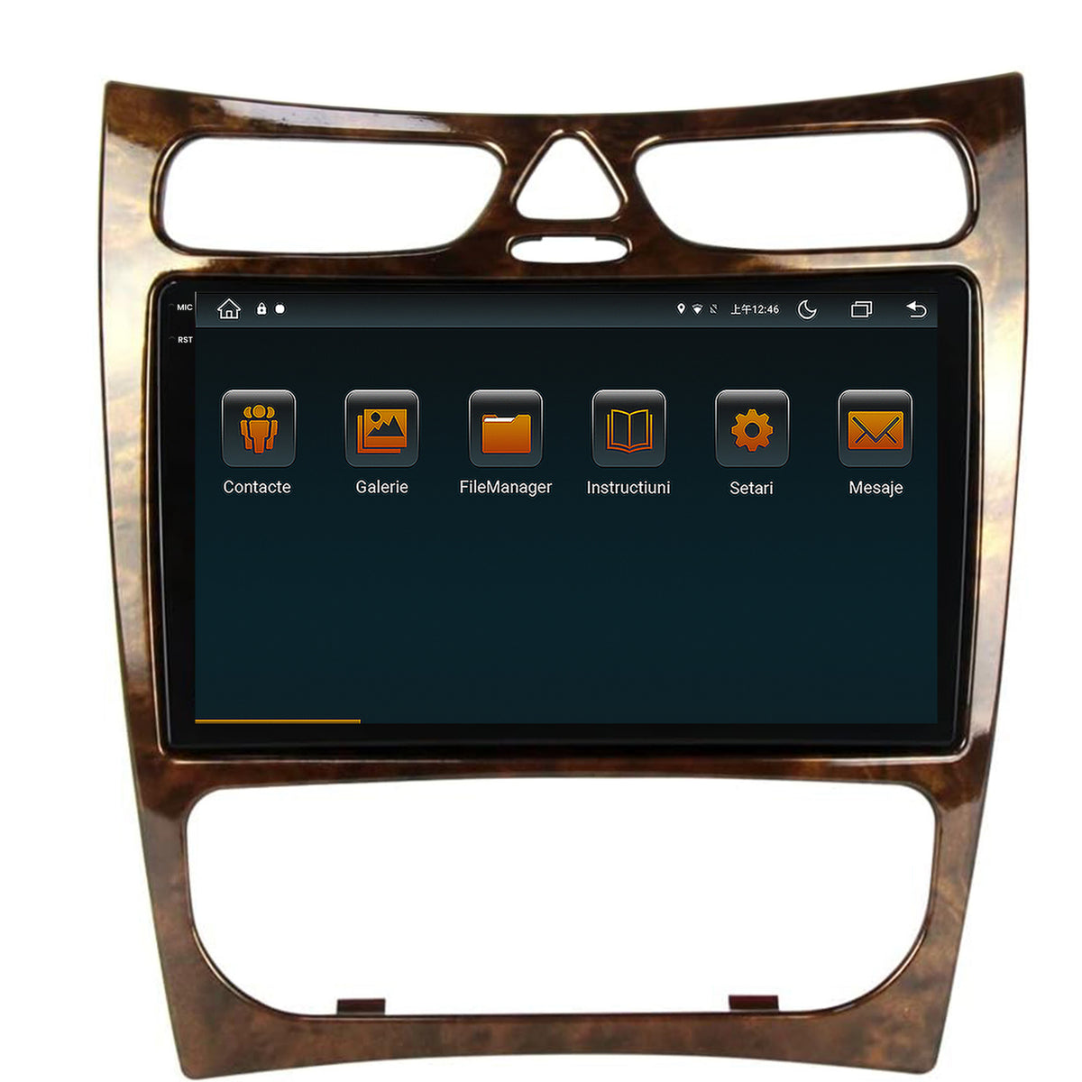 Navigatie Mercedes Benz CLK W209 (2000-2005), Android, V-Octacore / 4GB RAM + 64GB ROM, 9.5 Inch - AD-BGV9004+AD-BGRKIT416V4