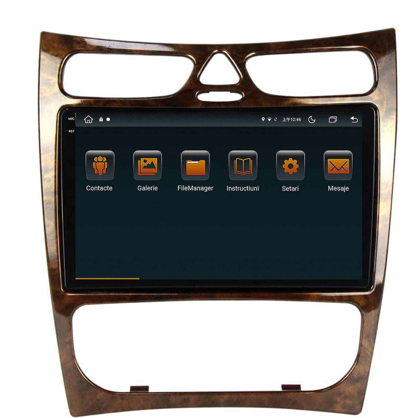 Navigatie Mercedes Benz CLK W209 (2000-2005), Android, V-Octacore / 4GB RAM + 64GB ROM, 9.5 Inch - AD-BGV9004+AD-BGRKIT416V4