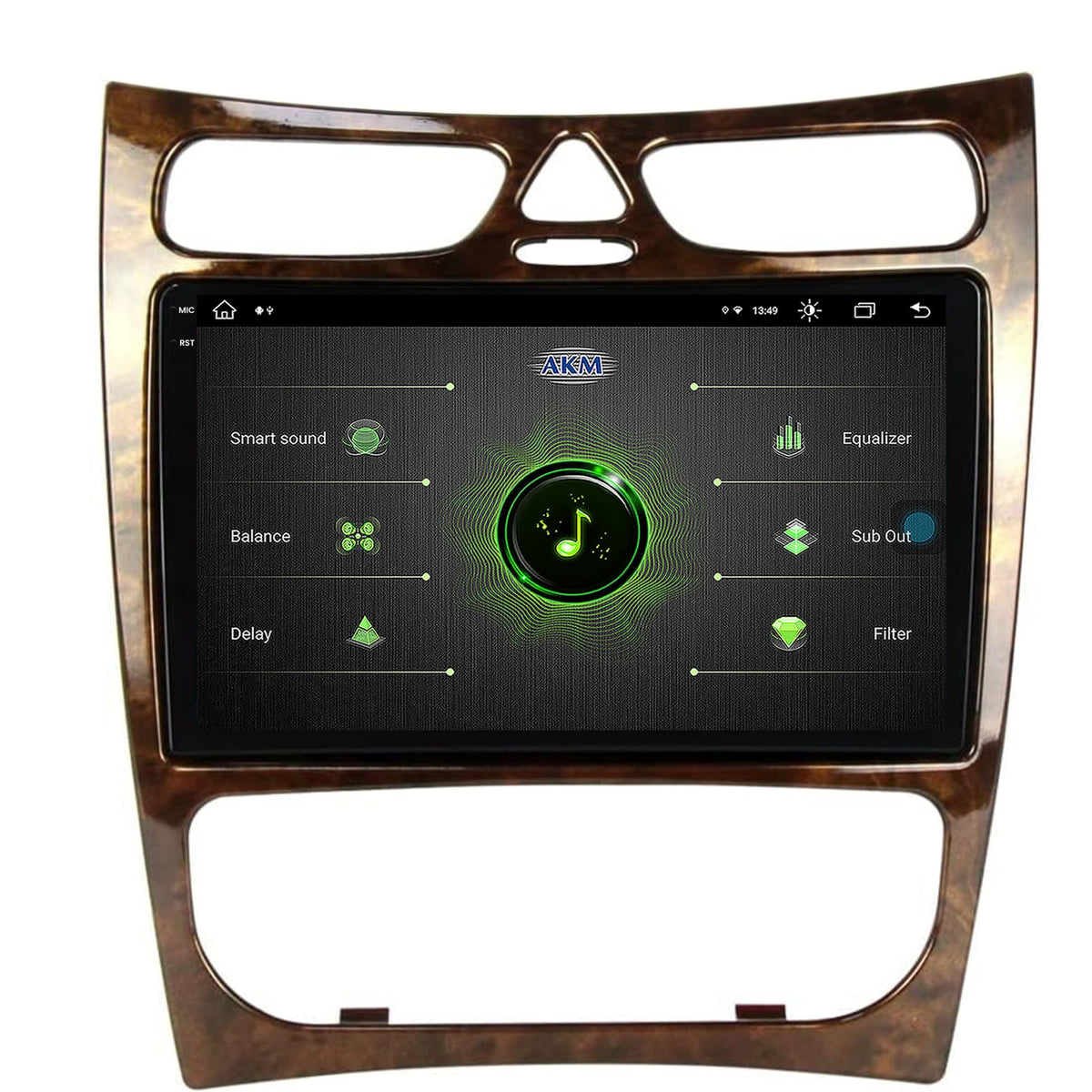 Navigatie Mercedes Benz CLK W209 (2000-2005), Android, V-Octacore / 4GB RAM + 64GB ROM, 9.5 Inch - AD-BGV9004+AD-BGRKIT416V4