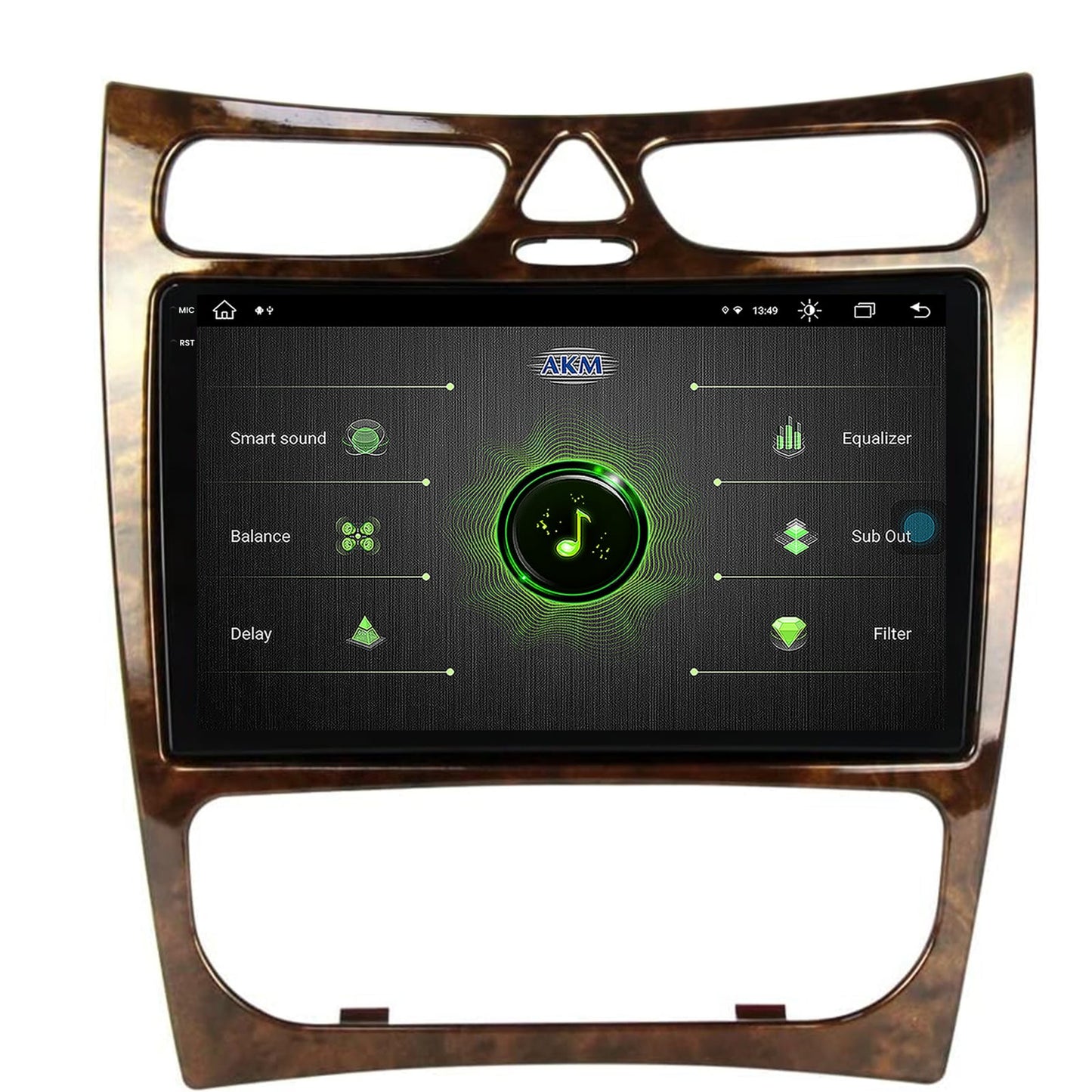 Navigatie Mercedes Benz CLK W209 (2000-2005), Android, V-Octacore / 4GB RAM + 64GB ROM, 9.5 Inch - AD-BGV9004+AD-BGRKIT416V4