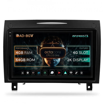 Navigatie Benz SLK (2006-2010), Android, V-Octacore / 4GB RAM + 64GB ROM, 9.5 Inch - AD-BGV9004+AD-BGRKIT406V2