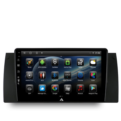 Navigatie BMW E39/E53/E38, Android, E-Octacore / 2GB RAM + 32GB ROM, 9 Inch - AD-BGE9002+AD-BGRKIT396