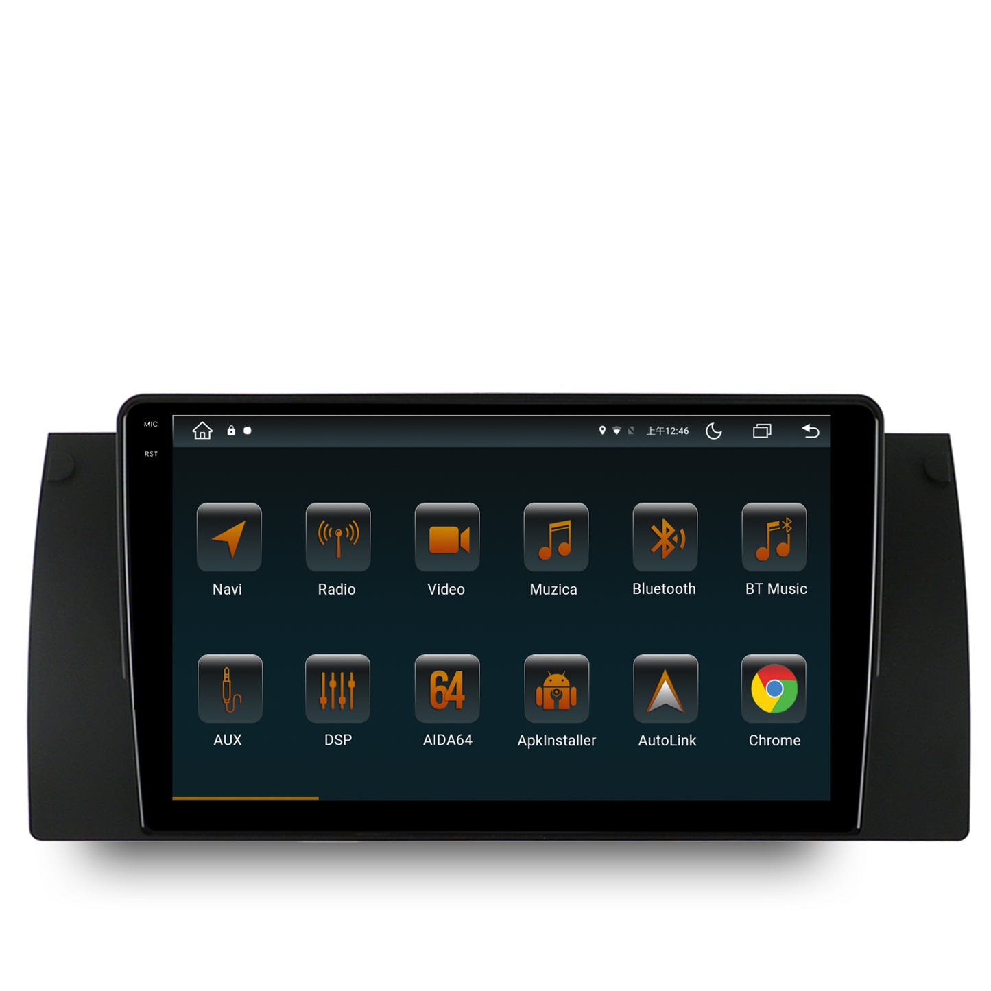 Navigatie BMW E39/E53/E38, Android, V-Octacore / 4GB RAM + 64GB ROM, 9.5 Inch - AD-BGV9004+AD-BGRKIT396