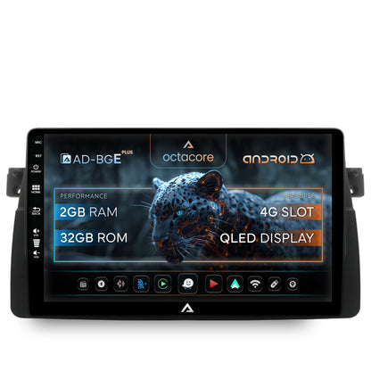 Navigatie BMW E46, Android, E-Octacore / 2GB RAM + 32GB ROM, 9 Inch - AD-BGE9002+AD-BGRKIT397