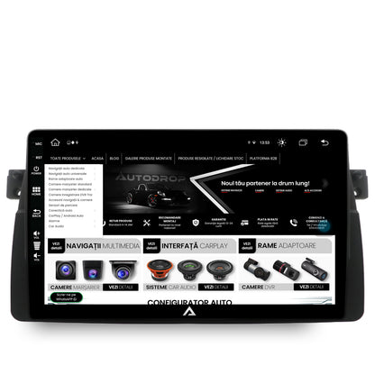 Navigatie BMW E46, Android, Z-Octacore / 8GB RAM + 256GB ROM, 9 Inch - AD-BGZ9008+AD-BGRKIT397