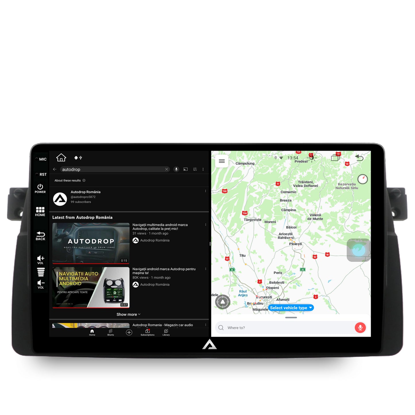 Navigatie BMW E46, Android, Z-Octacore / 8GB RAM + 256GB ROM, 9 Inch - AD-BGZ9008+AD-BGRKIT397