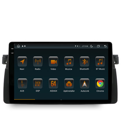 Navigatie BMW E46, Android, V-Octacore / 4GB RAM + 64GB ROM, 9.5 Inch - AD-BGV9004+AD-BGRKIT397