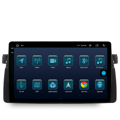 Navigatie BMW E46, Android, X-Octacore / 8GB RAM + 256GB ROM, 9.5 Inch - AD-BGX9008+AD-BGRKIT397