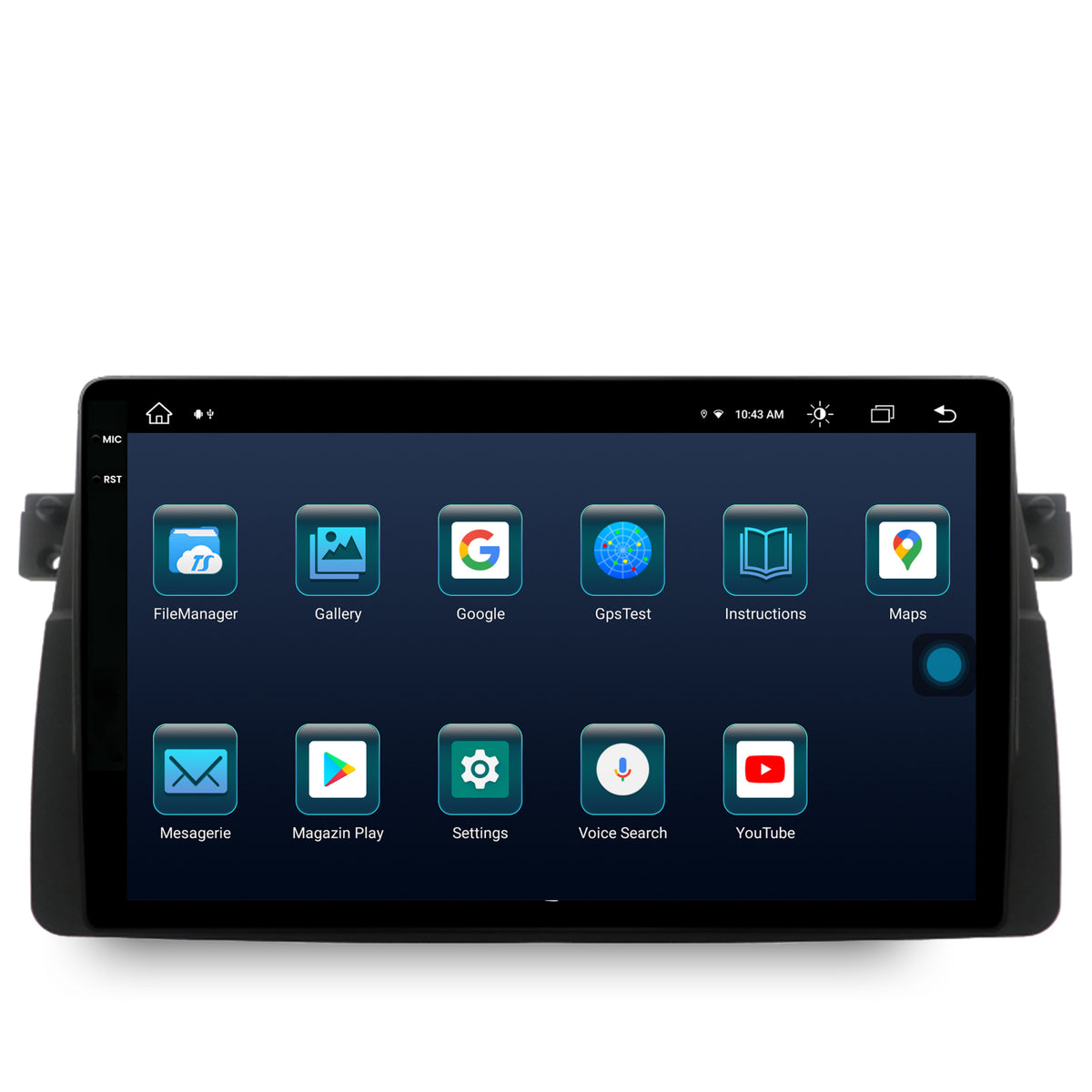 Navigatie BMW E46, Android, X-Octacore / 8GB RAM + 256GB ROM, 9.5 Inch - AD-BGX9008+AD-BGRKIT397