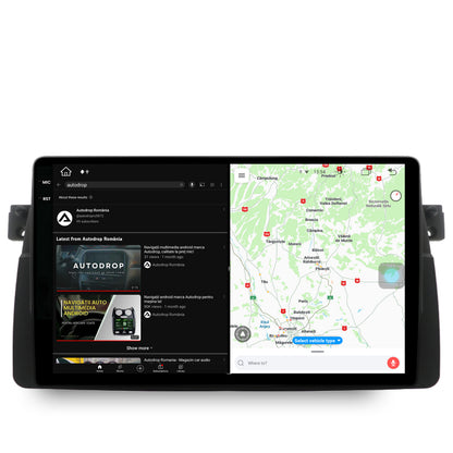 Navigatie BMW E46, Android, X-Octacore / 8GB RAM + 256GB ROM, 9.5 Inch - AD-BGX9008+AD-BGRKIT397