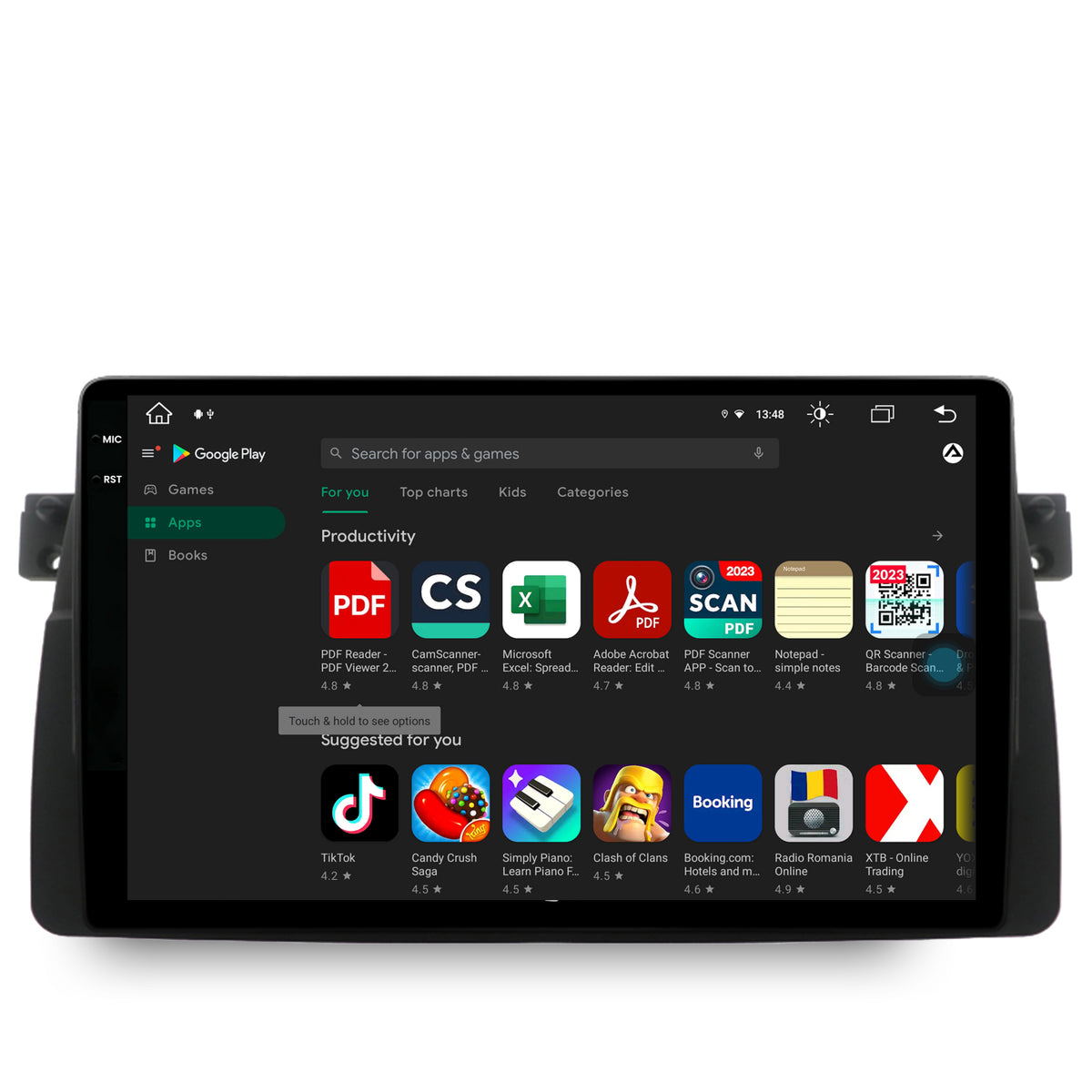 Navigatie BMW E46, Android, X-Octacore / 8GB RAM + 256GB ROM, 9.5 Inch - AD-BGX9008+AD-BGRKIT397
