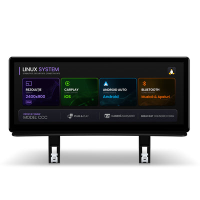 Navigatie BMW Seria 1 E87 (2006-2012), Linux OS & OEM, Varianta CCC, CarPlay & Android Auto Wireless, MirrorLink, Camera AHD, 12.3 Inch - AD-BGBMLNX12CC+AD-BGRKITBM005