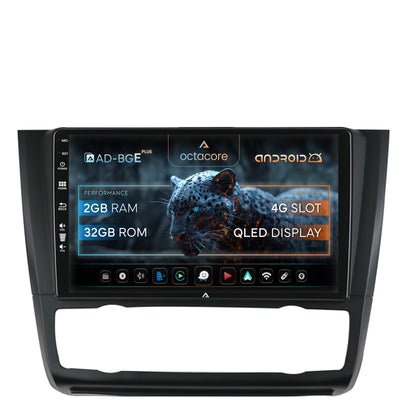 Navigatie BMW Seria 1 E87 (2007-2011), Clima Automata, Android, E-Octacore / 2GB RAM + 32GB ROM, 9 Inch - AD-BGE9002+AD-BGRKIT399