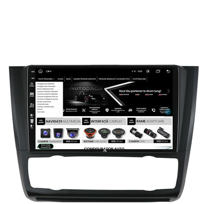 Navigatie BMW Seria 1 E87 (2007-2011), Clima Automata, Android, Z-Octacore / 8GB RAM + 256GB ROM, 9 Inch - AD-BGZ9008+AD-BGRKIT399