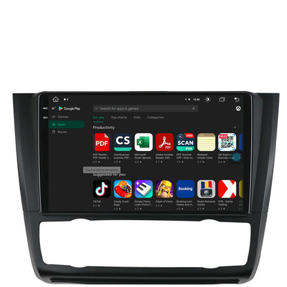 Navigatie BMW Seria 1 E87 (2007-2011), Clima Automata, Android, V-Octacore / 4GB RAM + 64GB ROM, 9.5 Inch - AD-BGV9004+AD-BGRKIT399
