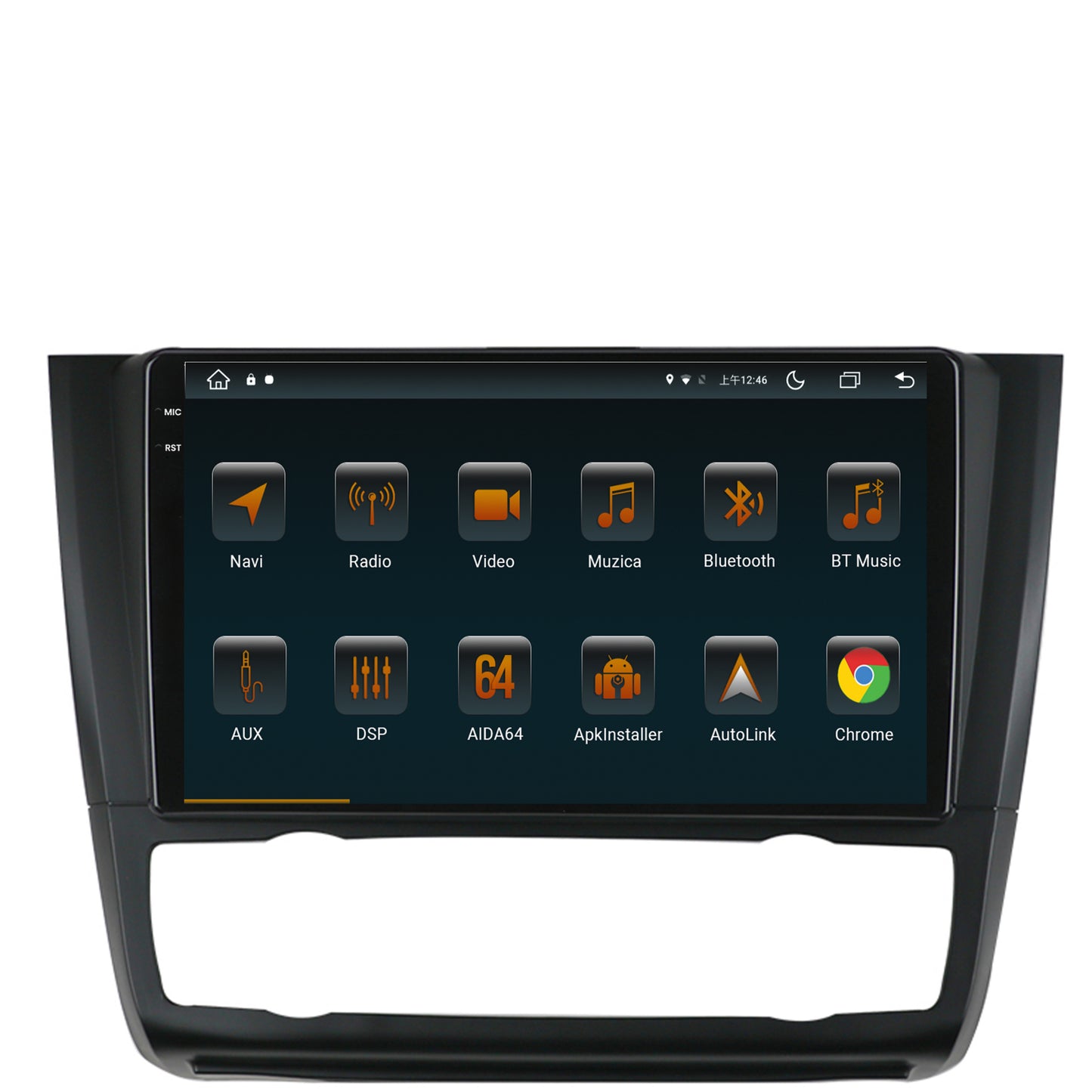 Navigatie BMW Seria 1 E87 (2007-2011), Clima Automata, Android, V-Octacore / 4GB RAM + 64GB ROM, 9.5 Inch - AD-BGV9004+AD-BGRKIT399