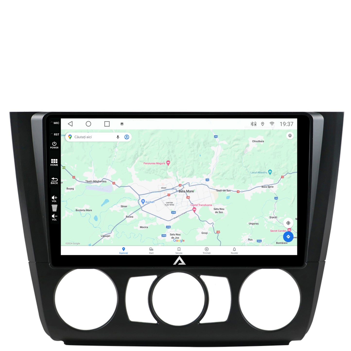 Navigatie BMW Seria 1 E87 (2007-2011), Clima Manuala, Android, A-Octacore / 4GB RAM + 64GB ROM, 9 Inch - AD-BGA9004+AD-BGRKIT398