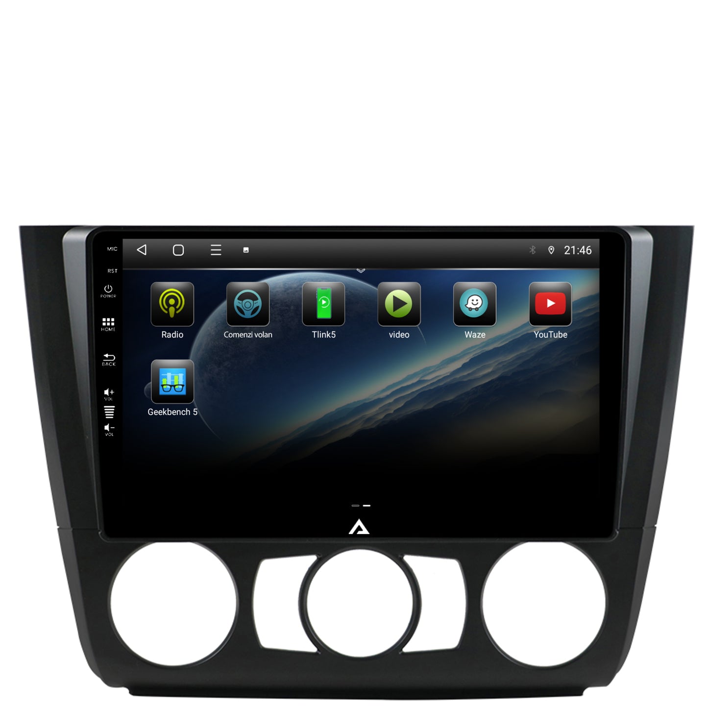 Navigatie BMW Seria 1 E87 (2007-2011), Clima Manuala, Android, E-Octacore / 2GB RAM + 32GB ROM, 9 Inch - AD-BGE9002+AD-BGRKIT398