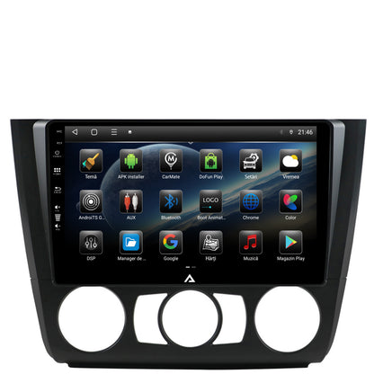 Navigatie BMW Seria 1 E87 (2007-2011), Clima Manuala, Android, E-Octacore / 2GB RAM + 32GB ROM, 9 Inch - AD-BGE9002+AD-BGRKIT398