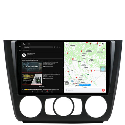 Navigatie BMW Seria 1 E87 (2007-2011), Clima Manuala, Android, V-Octacore / 4GB RAM + 64GB ROM, 9.5 Inch - AD-BGV9004+AD-BGRKIT398