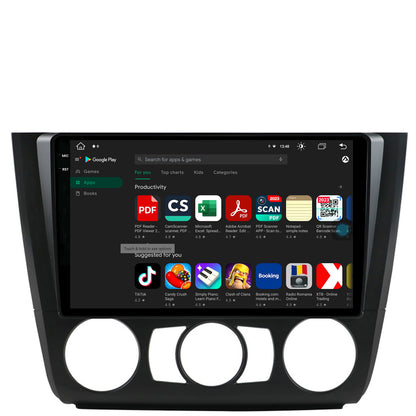Navigatie BMW Seria 1 E87 (2007-2011), Clima Manuala, Android, V-Octacore / 4GB RAM + 64GB ROM, 9.5 Inch - AD-BGV9004+AD-BGRKIT398