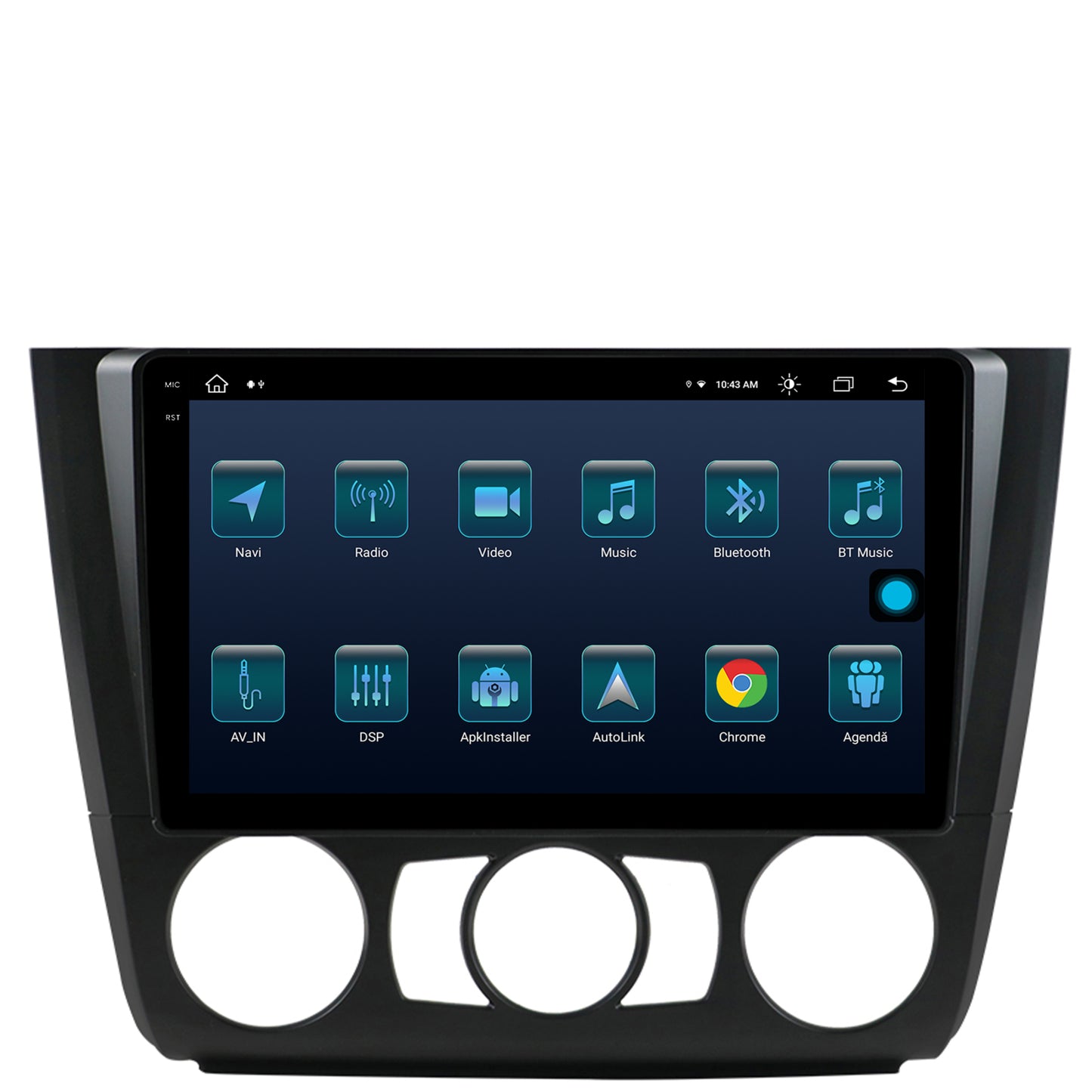 Navigatie BMW Seria 1 E87 (2007-2011), Clima Manuala, Android, X-Octacore / 8GB RAM + 256GB ROM, 9.5 Inch - AD-BGX9008+AD-BGRKIT398