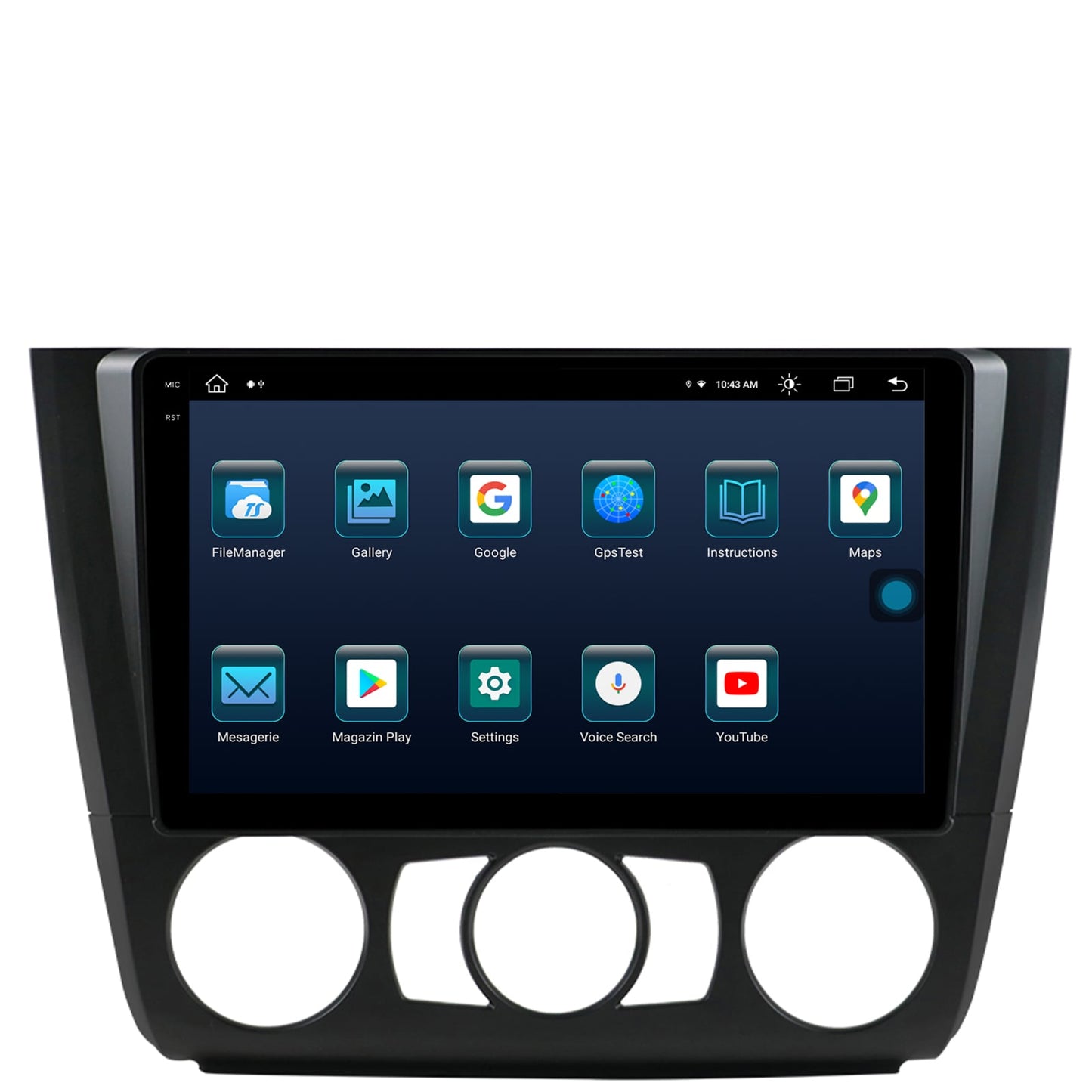 Navigatie BMW Seria 1 E87 (2007-2011), Clima Manuala, Android, X-Octacore / 8GB RAM + 256GB ROM, 9.5 Inch - AD-BGX9008+AD-BGRKIT398