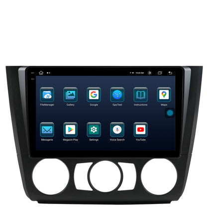 Navigatie BMW Seria 1 E87 (2007-2011), Clima Manuala, Android, X-Octacore / 8GB RAM + 256GB ROM, 9.5 Inch - AD-BGX9008+AD-BGRKIT398