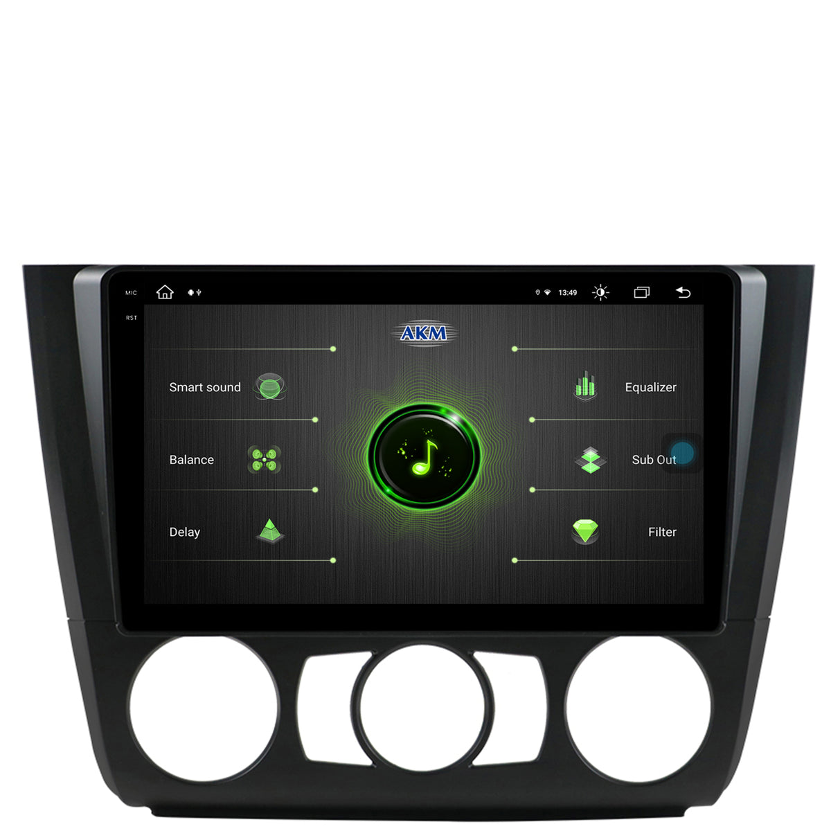 Navigatie BMW Seria 1 E87 (2007-2011), Clima Manuala, Android, X-Octacore / 8GB RAM + 256GB ROM, 9.5 Inch - AD-BGX9008+AD-BGRKIT398