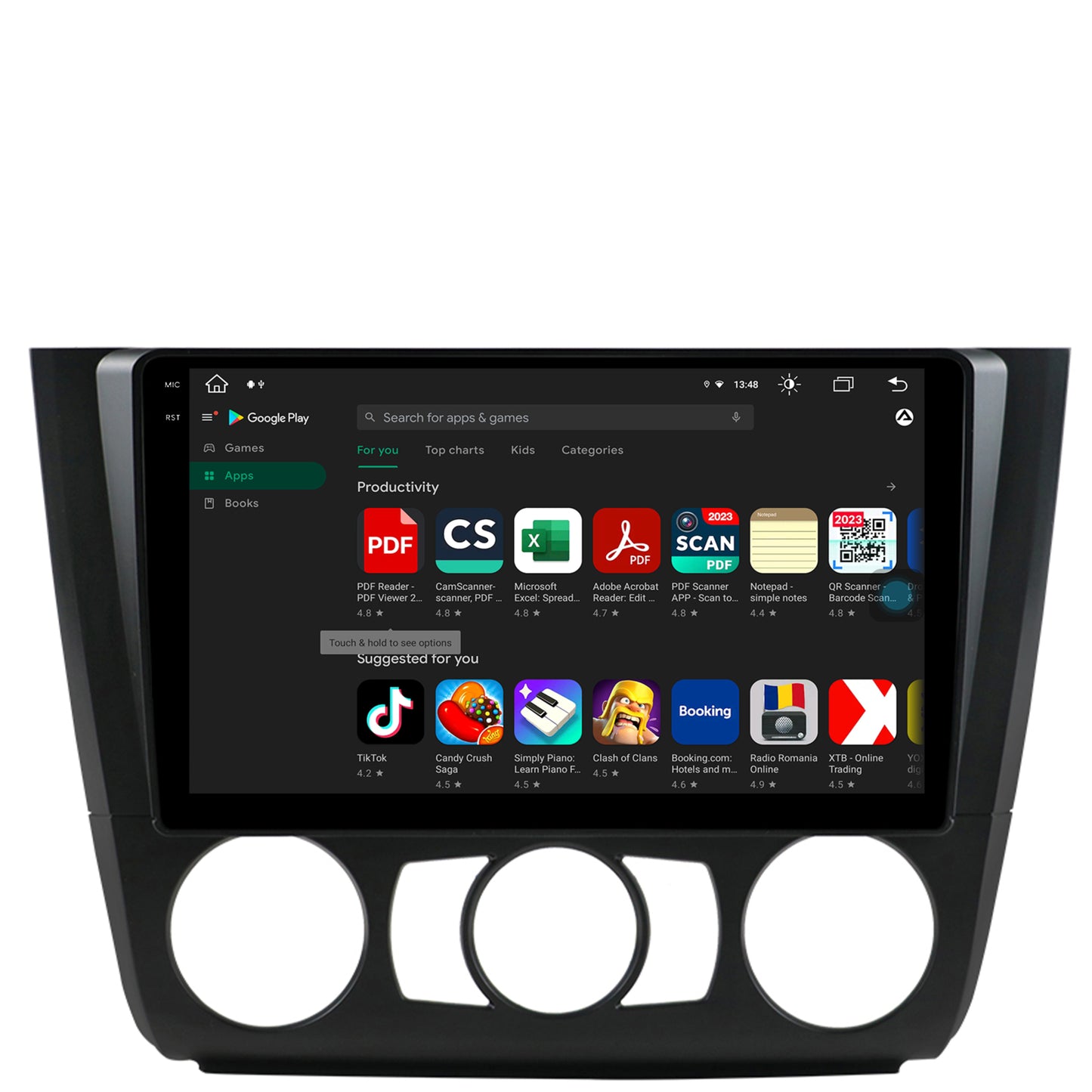Navigatie BMW Seria 1 E87 (2007-2011), Clima Manuala, Android, X-Octacore / 8GB RAM + 256GB ROM, 9.5 Inch - AD-BGX9008+AD-BGRKIT398