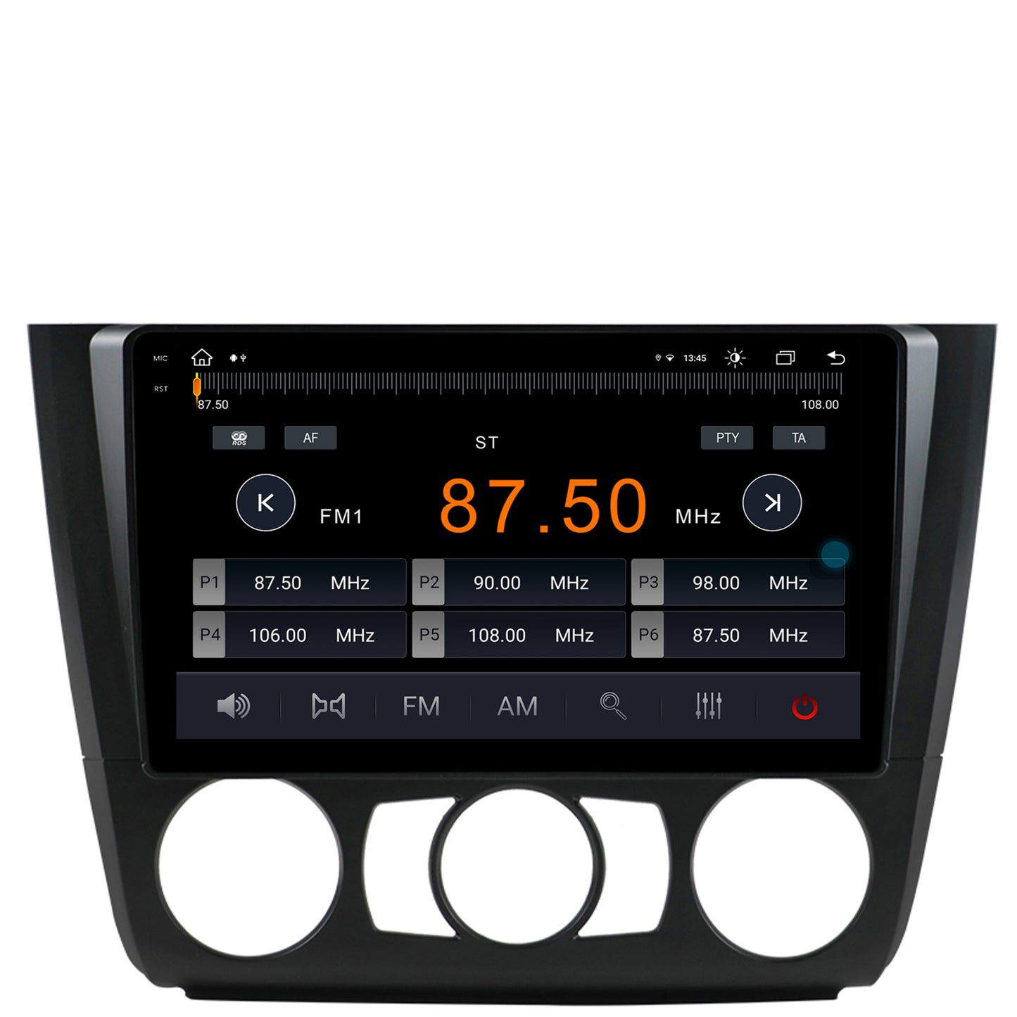Navigatie BMW Seria 1 E87 (2007-2011), Clima Manuala, Android, X-Octacore / 8GB RAM + 256GB ROM, 9.5 Inch - AD-BGX9008+AD-BGRKIT398