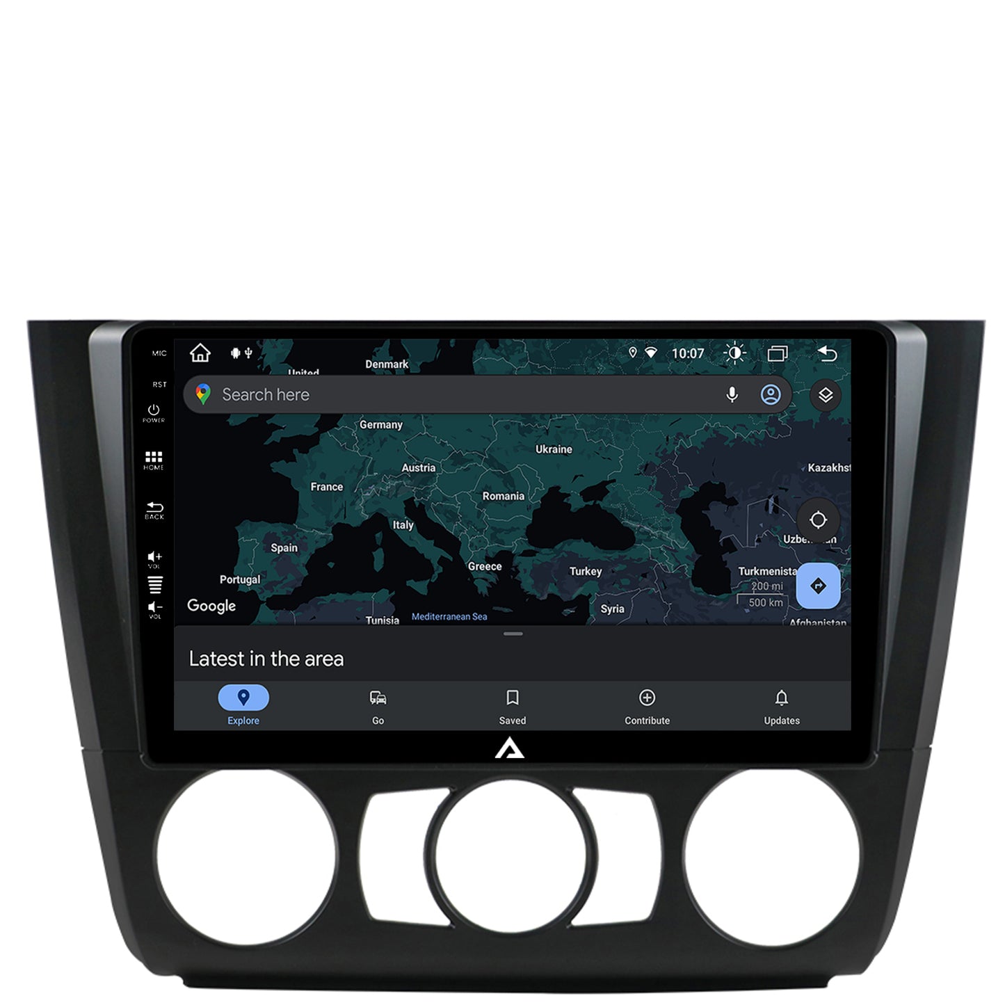 Navigatie BMW Seria 1 E87 (2007-2011), Clima Manuala, Android, Z-Octacore / 8GB RAM + 256GB ROM, 9 Inch - AD-BGZ9008+AD-BGRKIT398