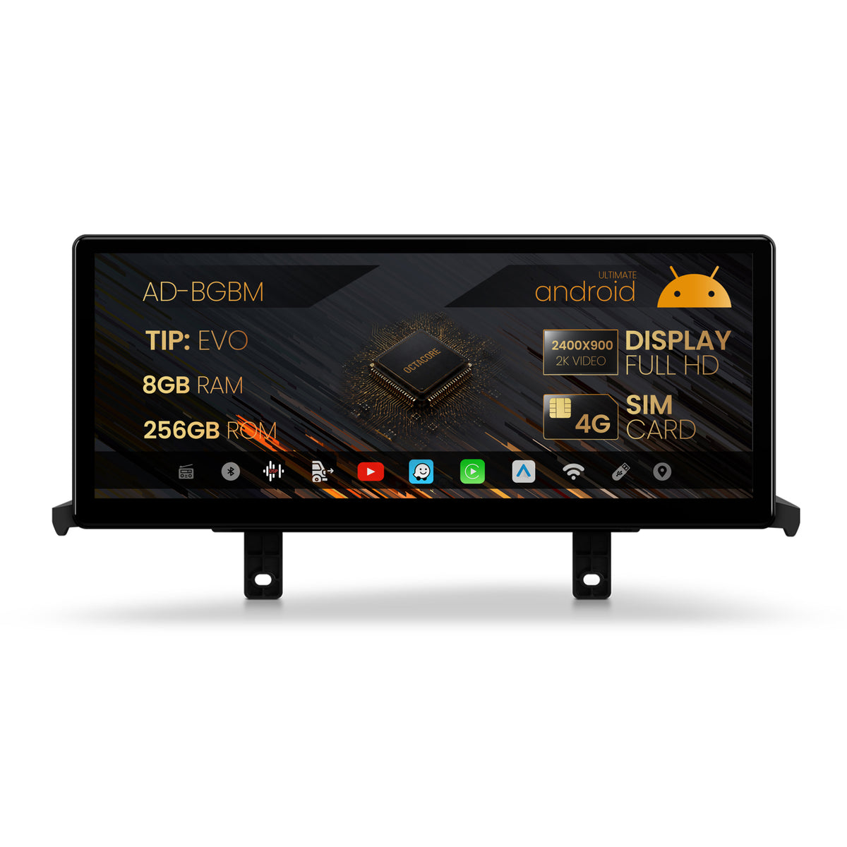 Navigatie BMW Seria 1 F20/21 (2017-2019), Varianta NBT EVO, Android 13, BM-Octacore / 8GB RAM + 256GB ROM, 12.3" Inch - AD-BGBM12008EV+AD-BGRKITBM019