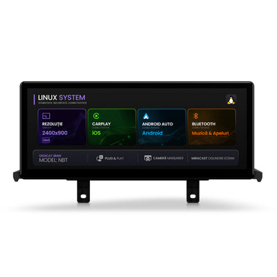 Navigatie BMW Seria 1 F20/F21 / Seria 2 F23 (2011-2016), Linux OS & OEM, Varianta NBT, CarPlay & Android Auto Wireless, MirrorLink, Camera AHD, 12.3 Inch - AD-BGBMLNX12NB+AD-BGRKITBM011