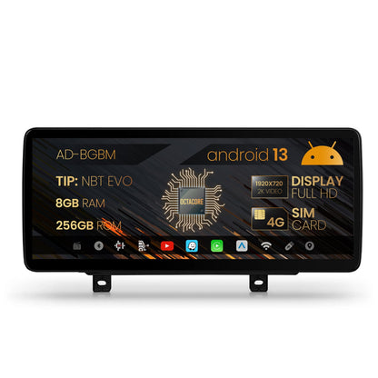 Navigatie BMW Seria 2 F22/F45/F46 (2017-2021), Varianta NBT EVO, Android 13, BM-Octacore / 8GB RAM + 256GB ROM, 12.3" Inch - AD-BGBM12008EV+AD-BGRKITBM016