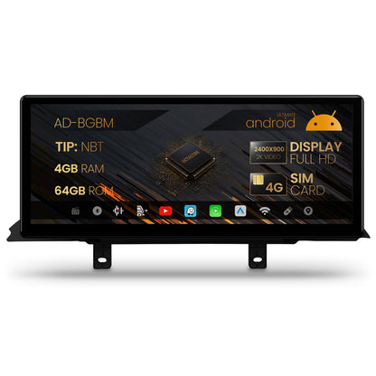 Navigatie BMW Seria 2 F22/F45/F46 (2017-2021), Varianta NBT EVO, Android 13, BM-Octacore / 4GB RAM + 64GB ROM, 12.3" Inch - AD-BGBM12004EV+AD-BGRKITBM016