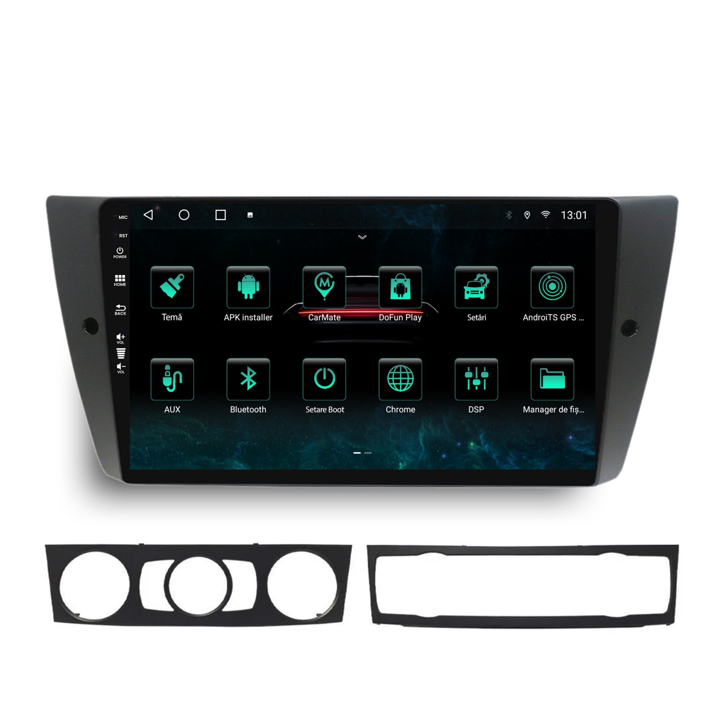 Navigatie BMW Seria 3 E90, E91, E92, Android, A-Octacore / 4GB RAM + 64GB ROM, 9 Inch - AD-BGA9004+AD-BGRKIT391