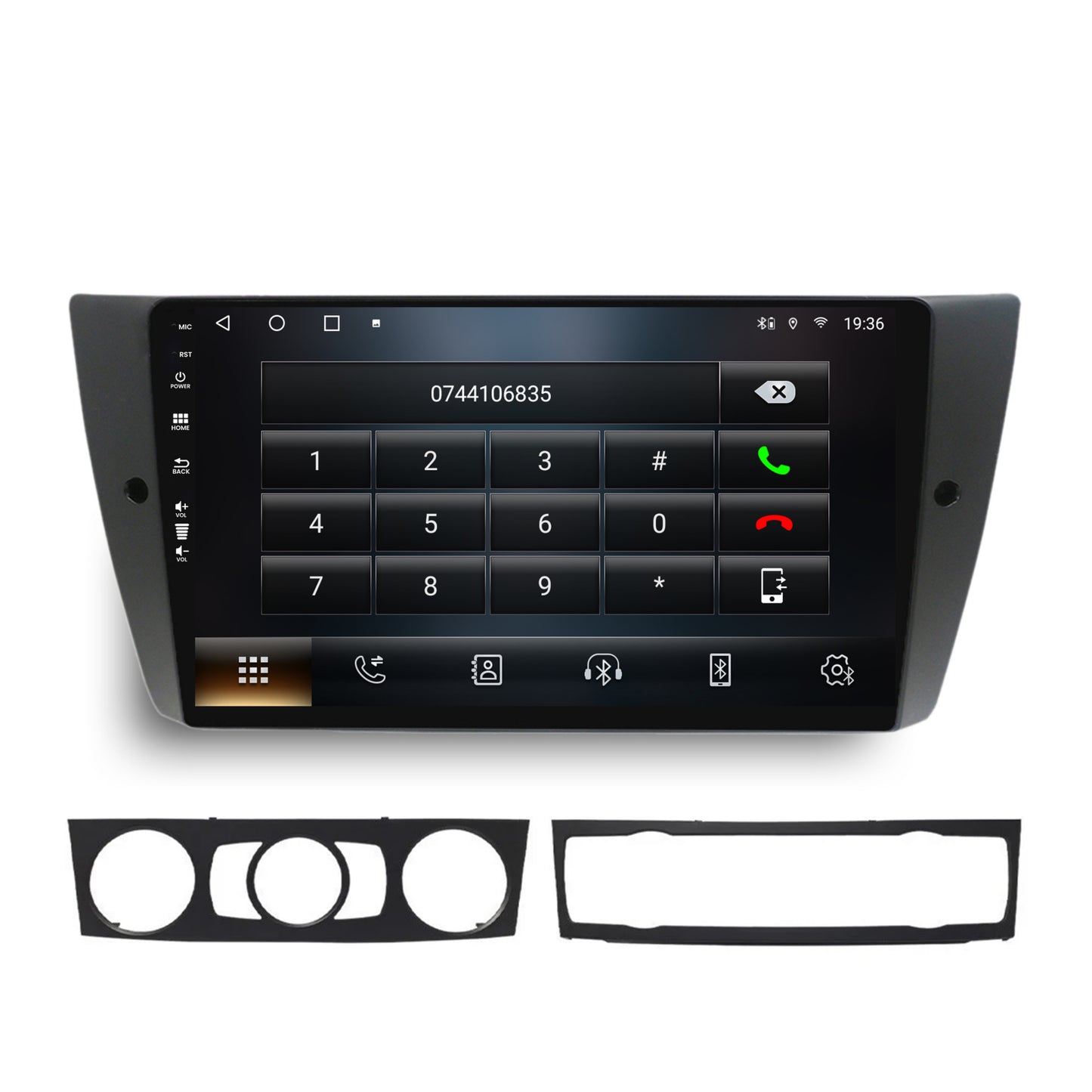 Navigatie BMW Seria 3 E90, E91, E92, Android, A-Octacore / 4GB RAM + 64GB ROM, 9 Inch - AD-BGA9004+AD-BGRKIT391