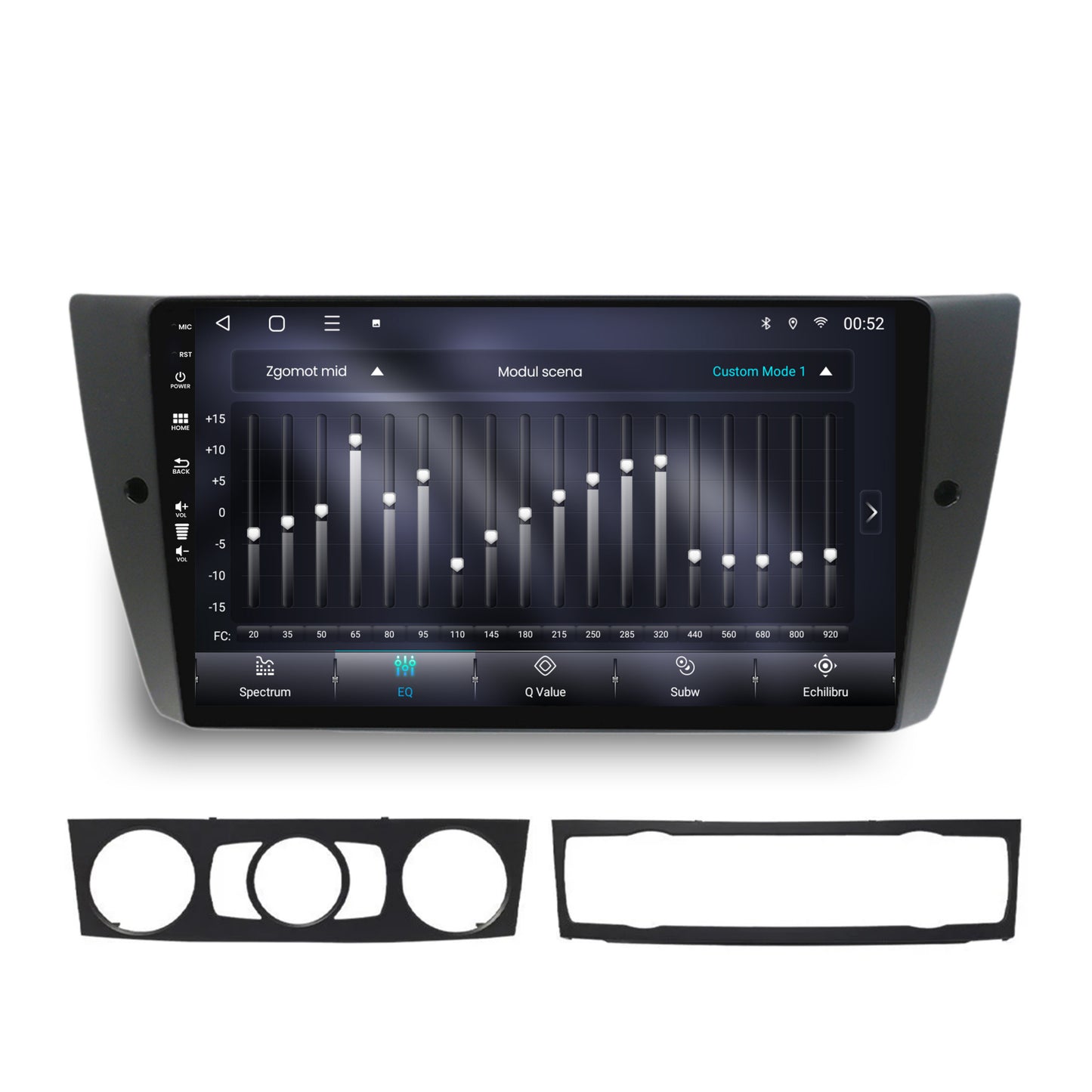 Navigatie BMW Seria 3 E90, E91, E92, Android, P-Octacore / 2GB RAM + 32GB ROM, 9 Inch - AD-BGP9002+AD-BGRKIT391