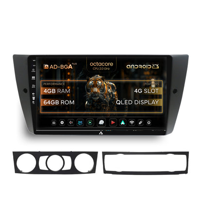 Navigatie BMW Seria 3 E90, E91, E92, Android, A-Octacore / 4GB RAM + 64GB ROM, 9 Inch - AD-BGA9004+AD-BGRKIT391
