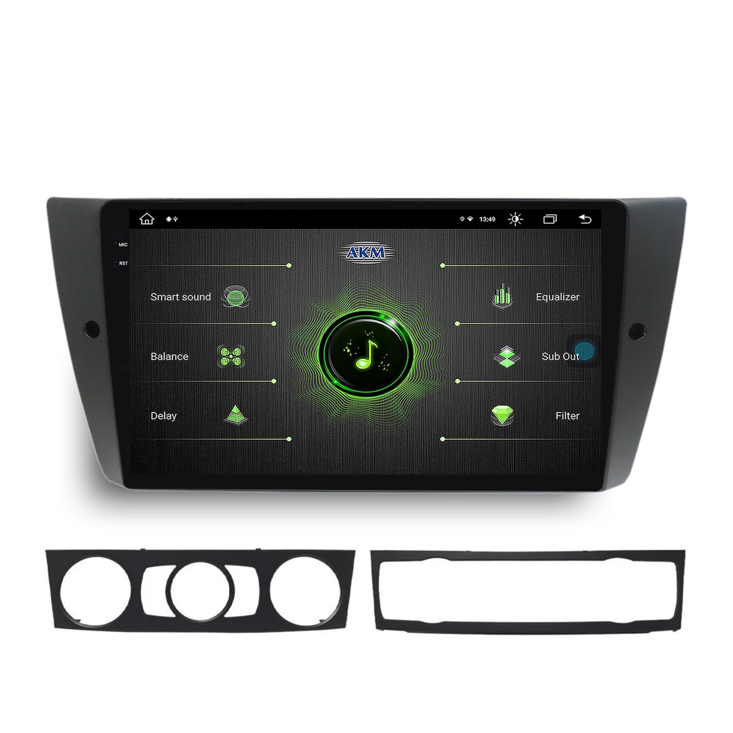 Navigatie BMW Seria 3 E90, E91, E92, Android, V-Octacore / 4GB RAM + 64GB ROM, 9.5 Inch - AD-BGV9004+AD-BGRKIT391